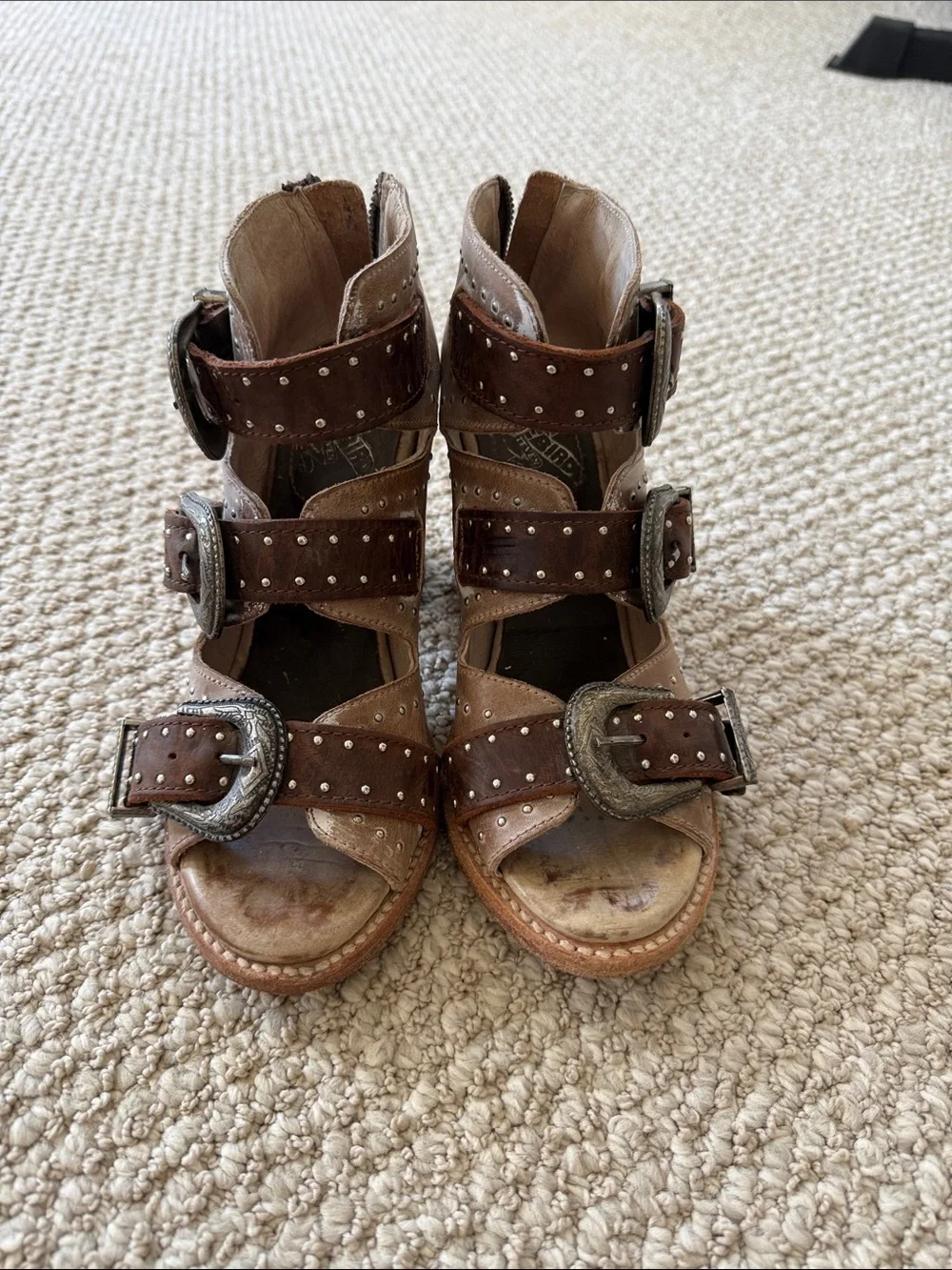 Women’s Freebird Studded Buckle Booties